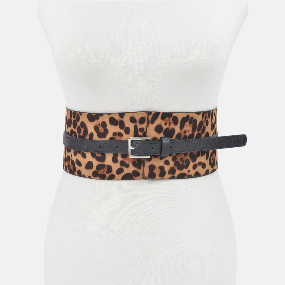 Wild Elegance Leopard Waist Belt